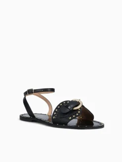 New Ferrucci flavia preto atanado Black