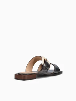Hot Ferrucci fleur cristal Pewter