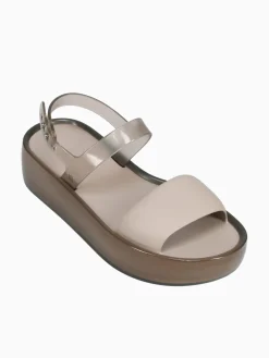 Outlet Melissa float platform jelly Beige