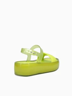 Hot Melissa float platform jelly Green