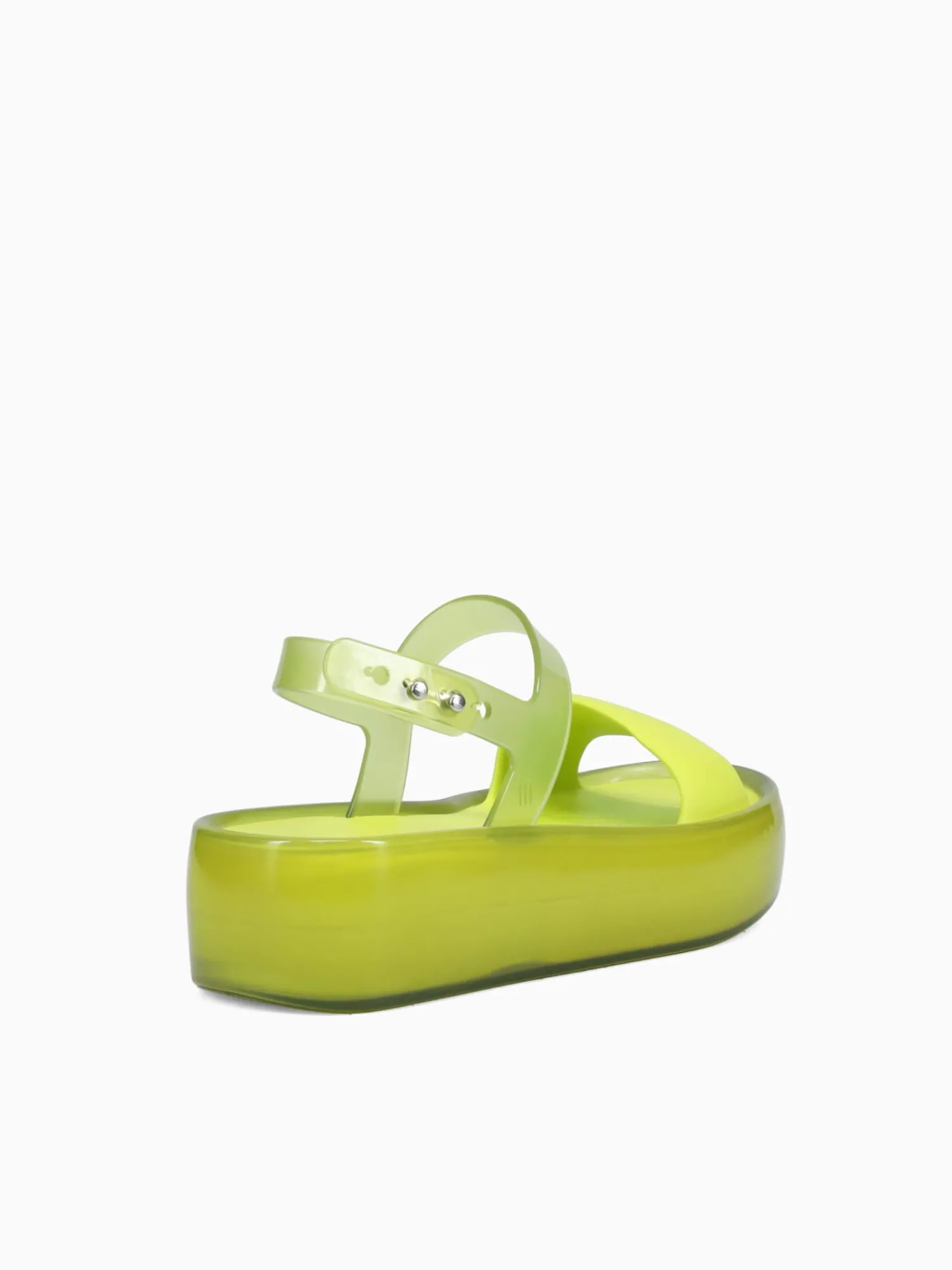 Hot Melissa float platform jelly Green