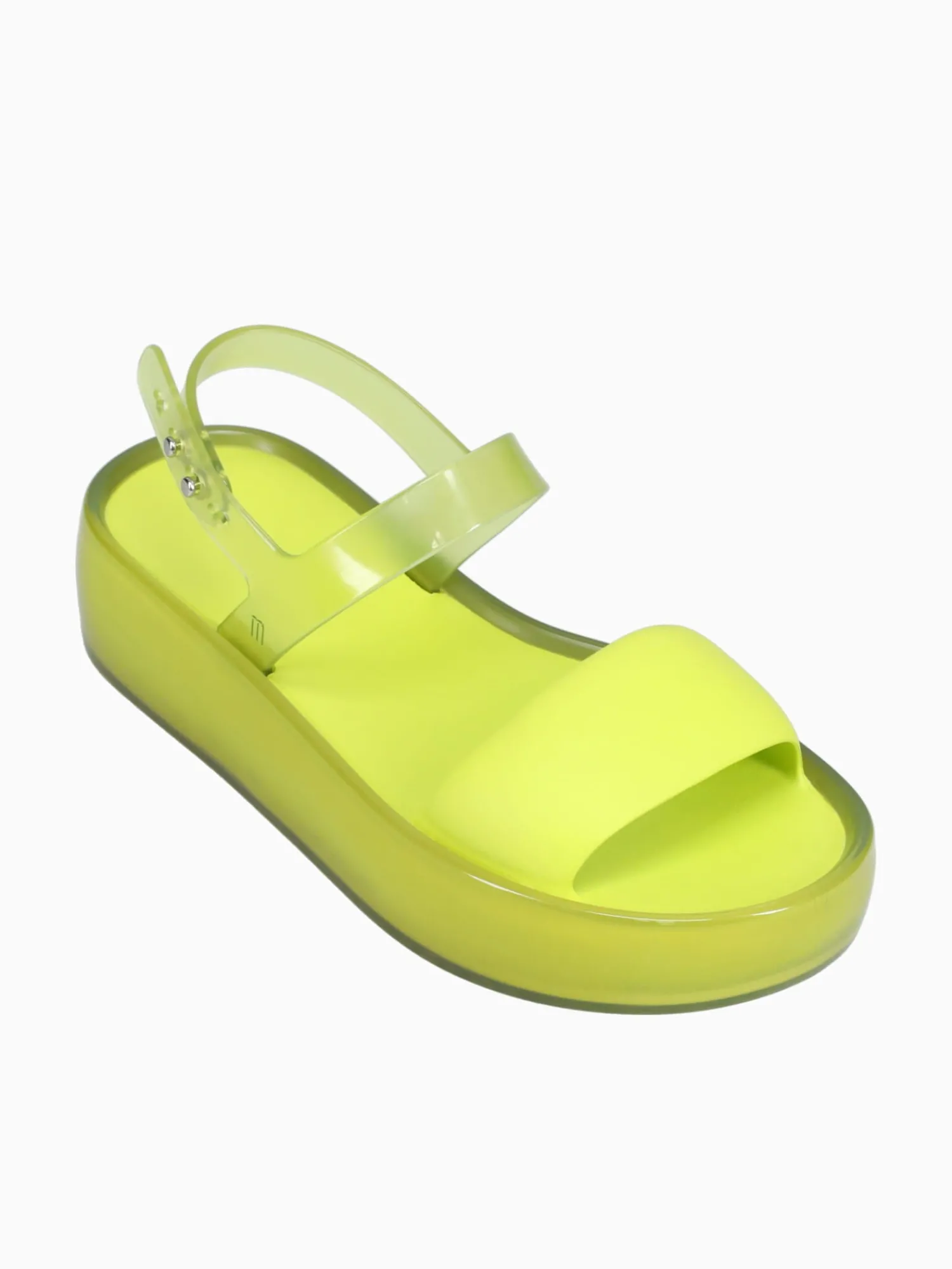 Hot Melissa float platform jelly Green