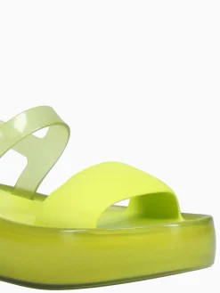 Hot Melissa float platform jelly Green