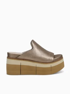 New Naked Feet flow leather Gold