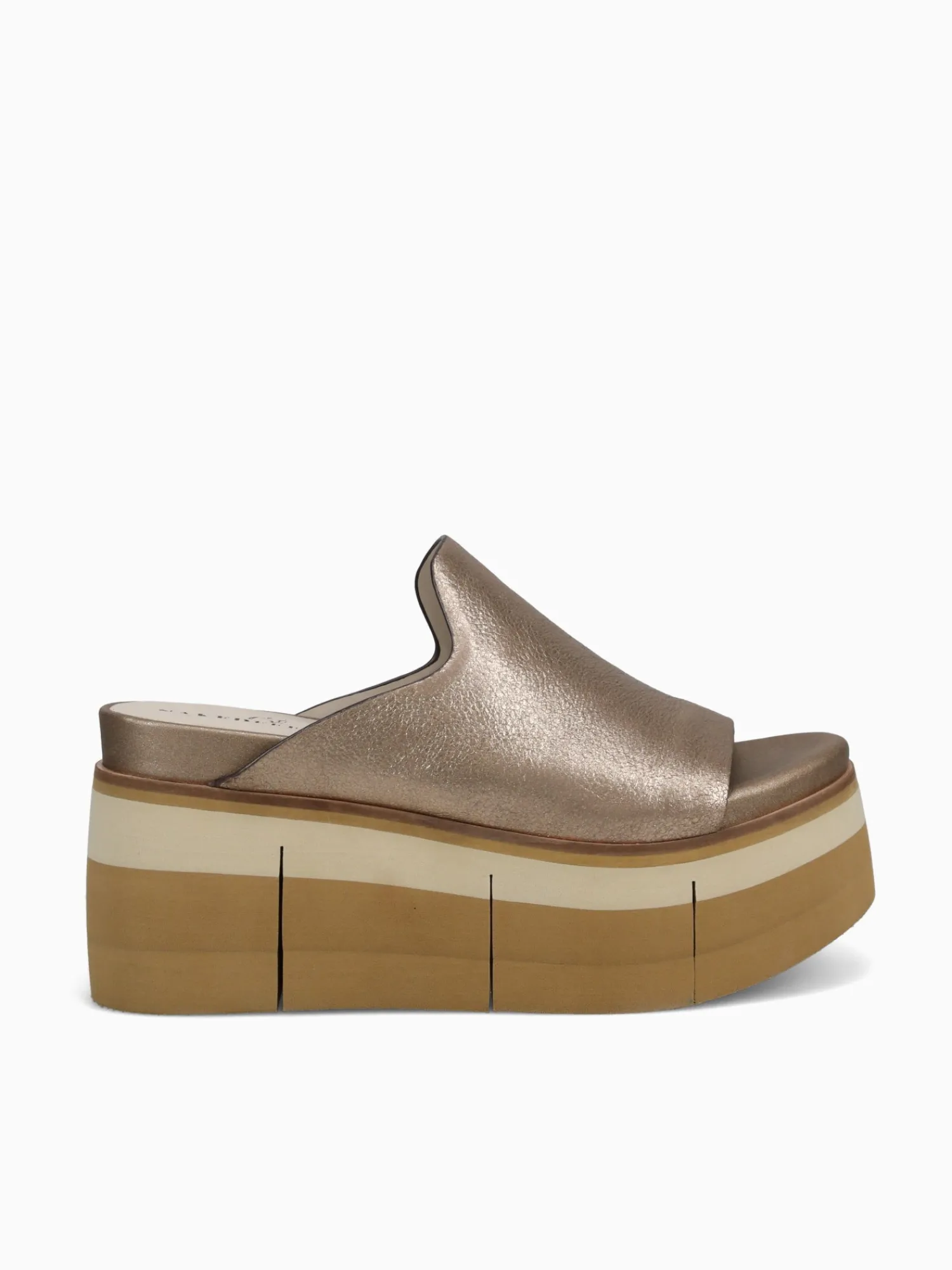 New Naked Feet flow leather Gold
