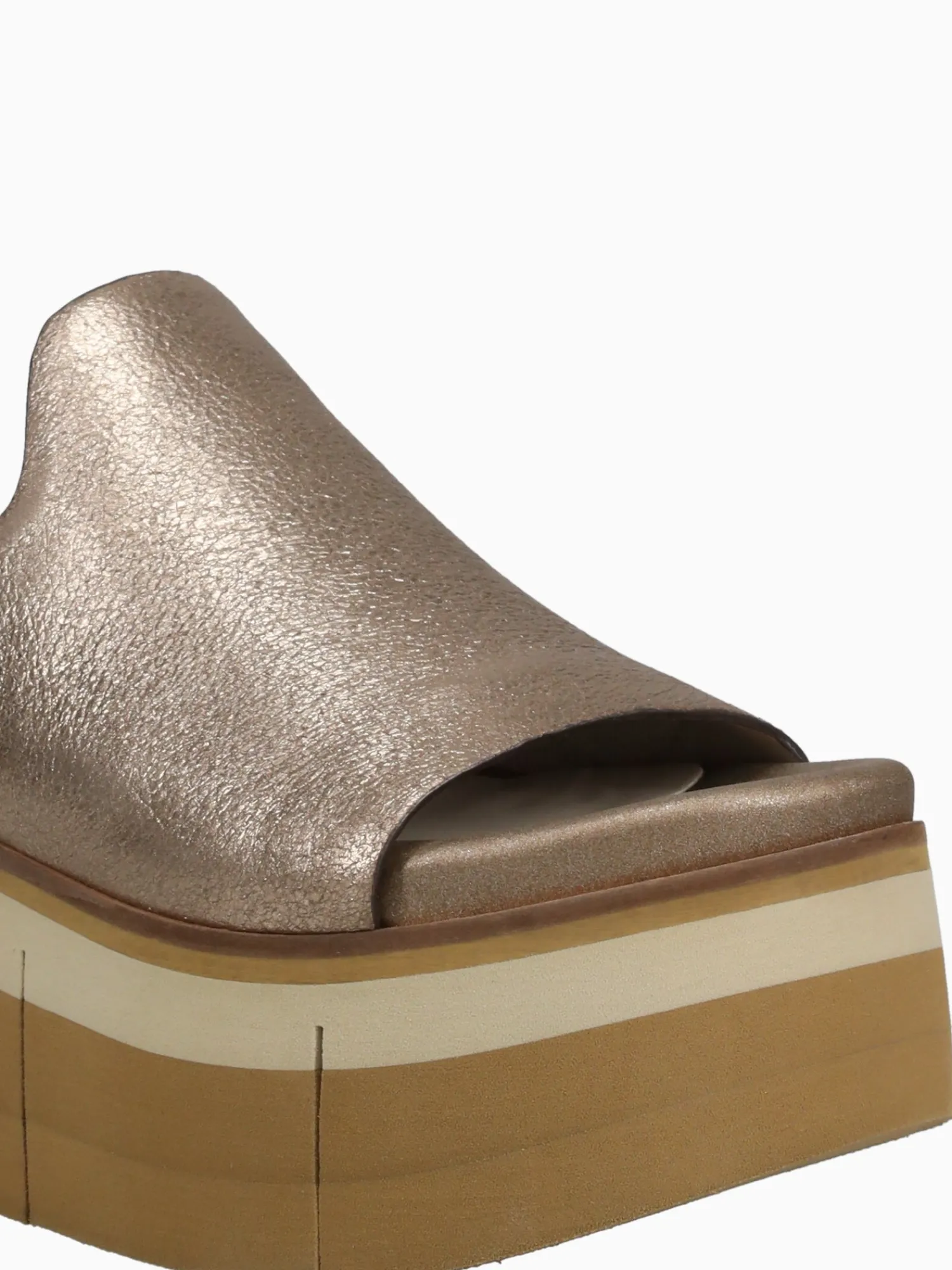 New Naked Feet flow leather Gold