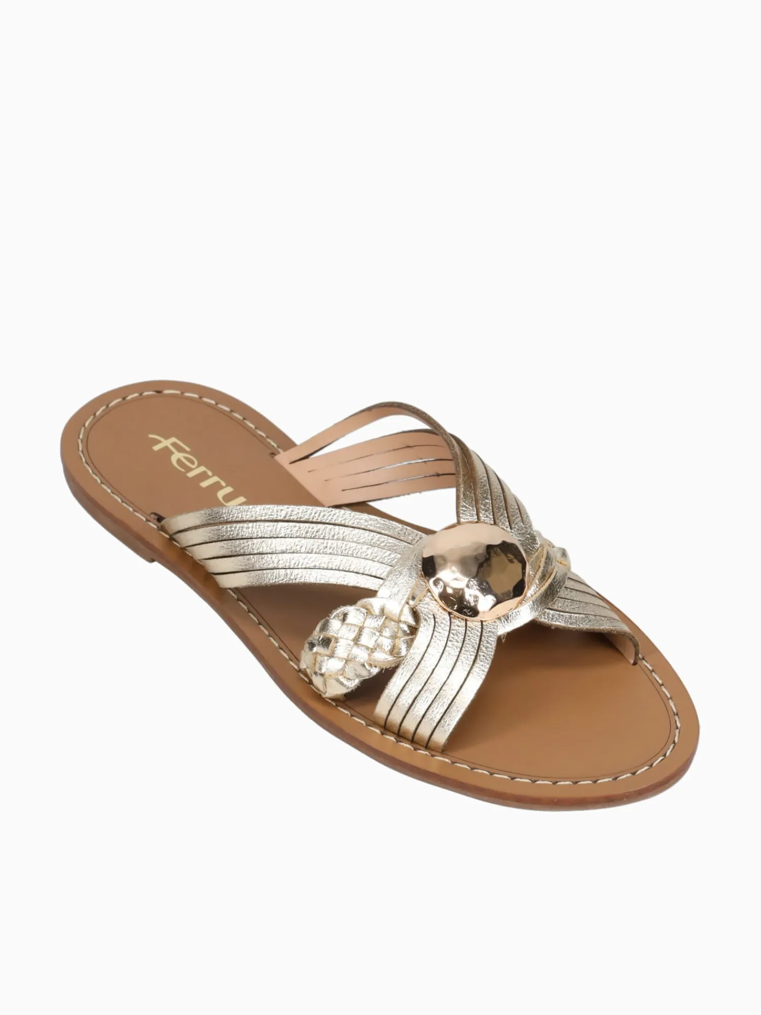 Hot Ferrucci floy ouro light cristal Gold