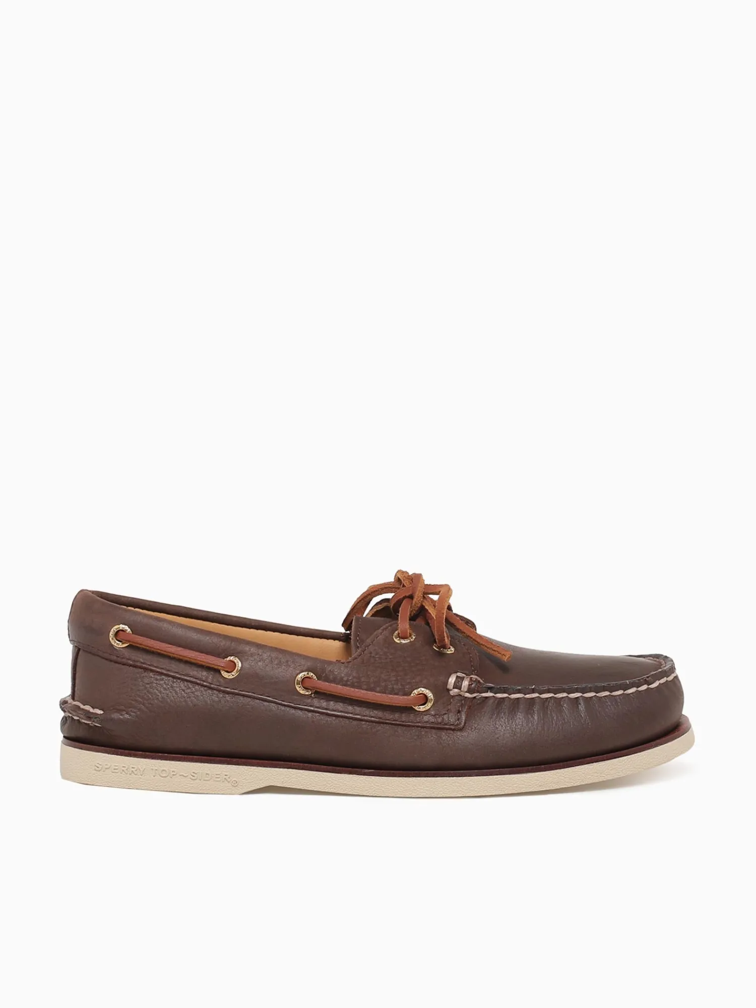 Discount Sperry gold a o 2eye 0219493 brown leather Natural