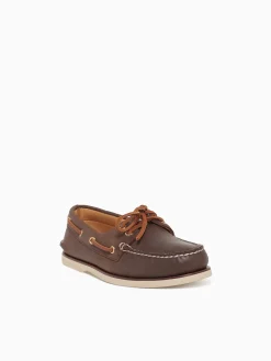 Discount Sperry gold a o 2eye 0219493 brown leather Natural