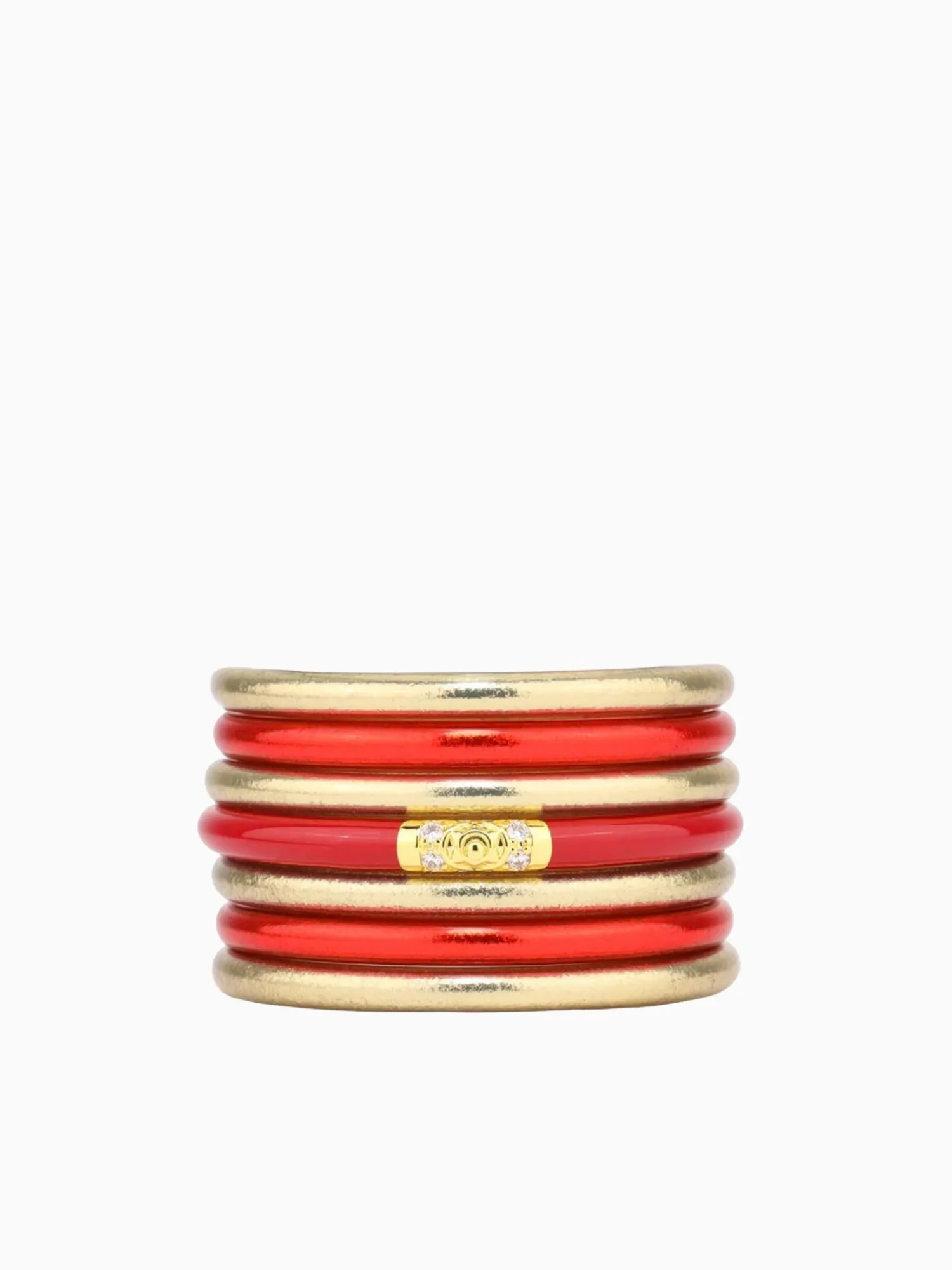 New BuDhaGirl golden holiday stack Metallic Multi
