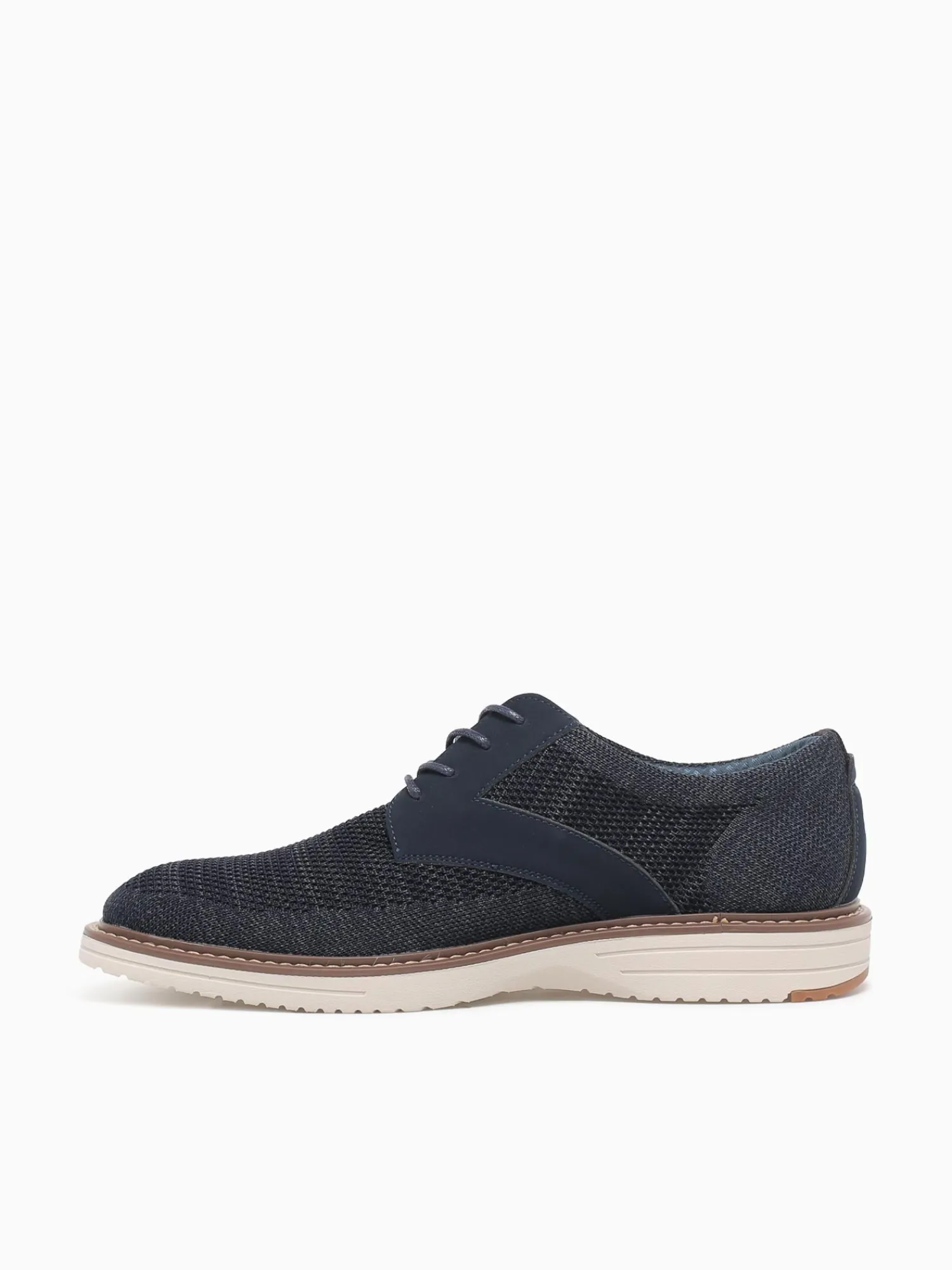 Sale Nunn Bush griff knit plain toe multi knit Navy