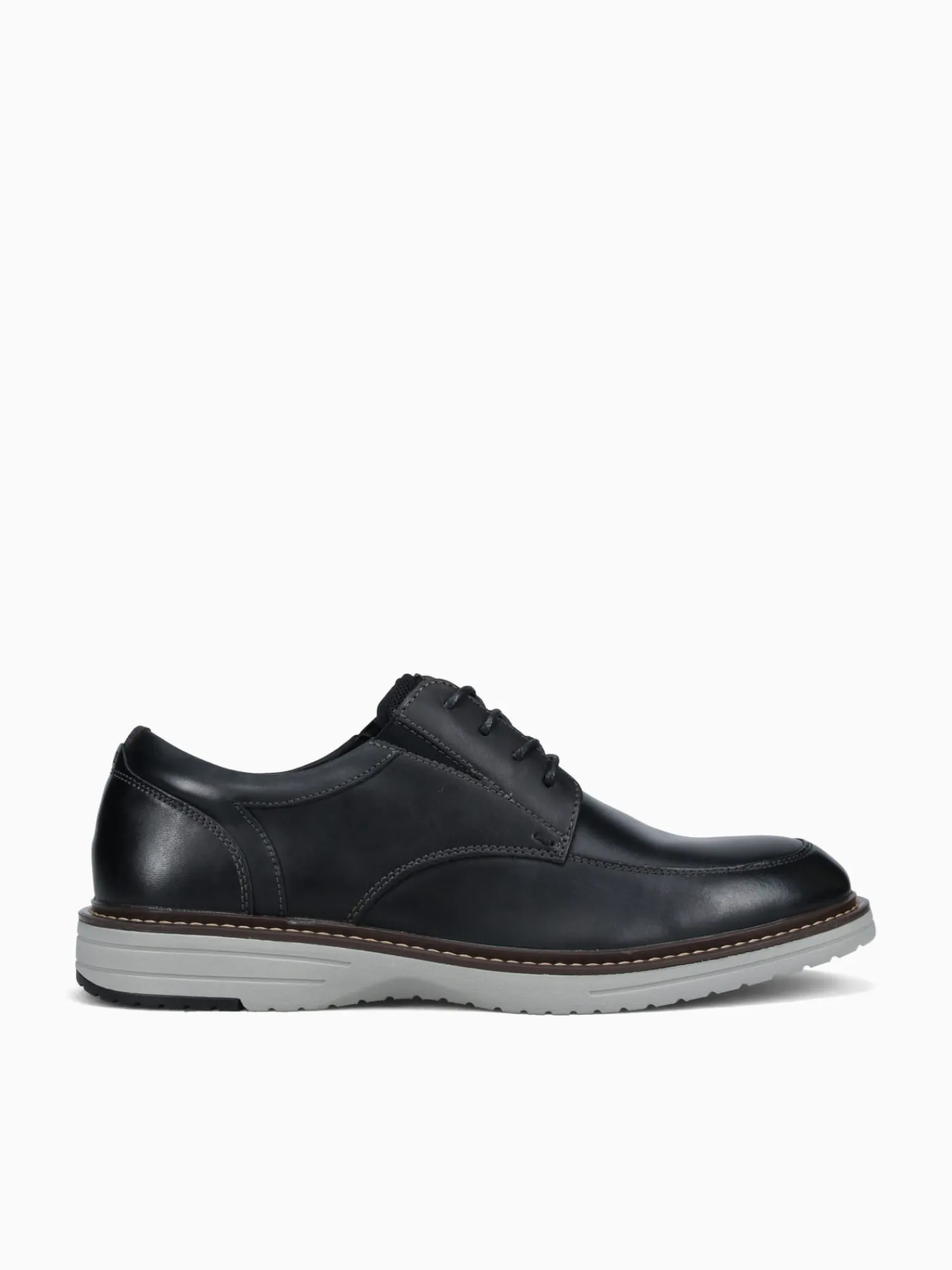 Clearance Nunn Bush griff moc toe leather Black Multi