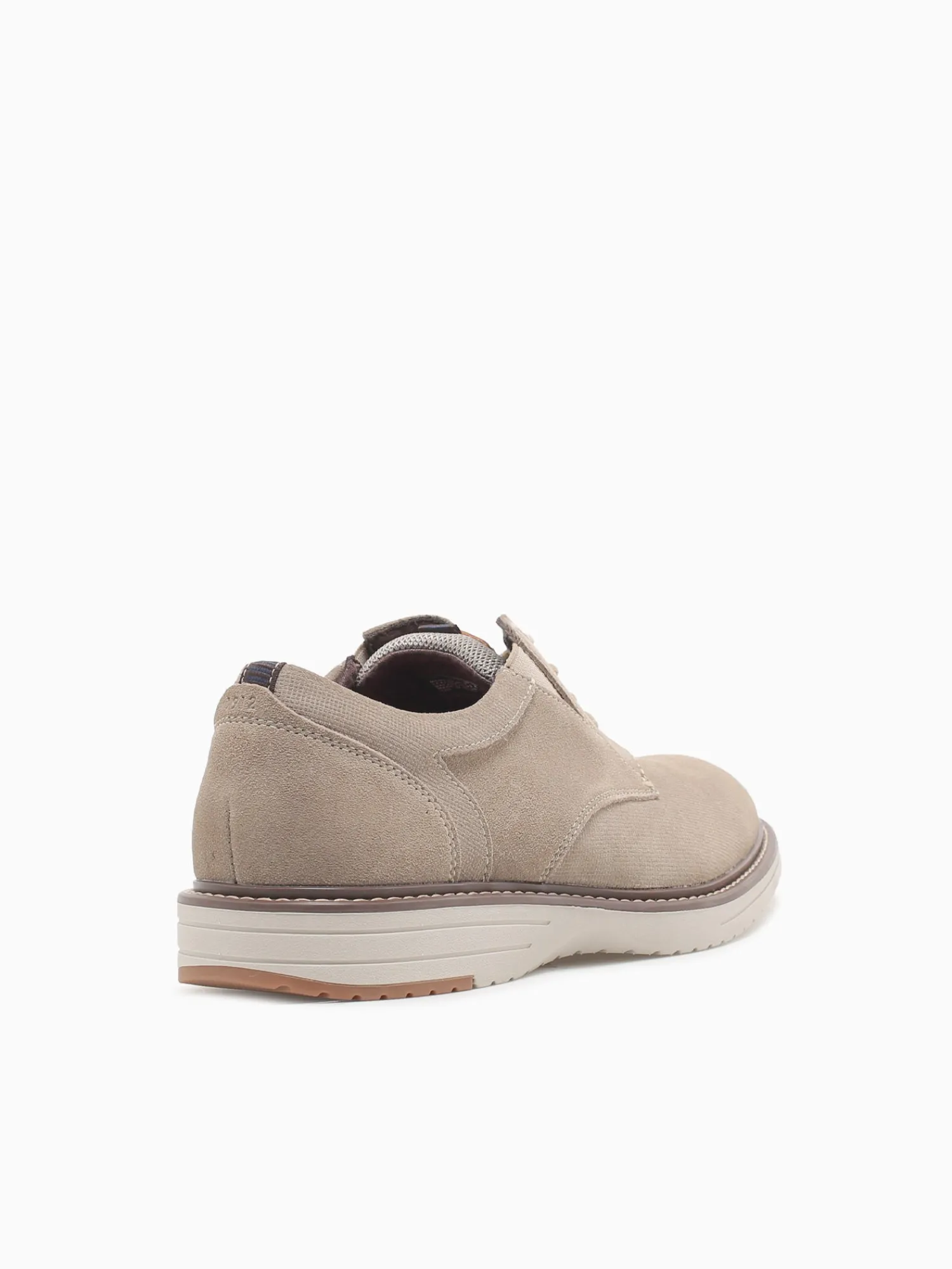 Hot Nunn Bush griff suede plain toe stone suede Taupe