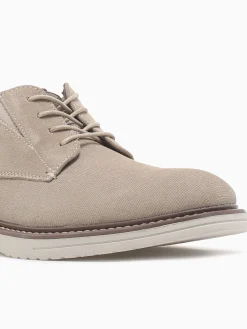 Hot Nunn Bush griff suede plain toe stone suede Taupe