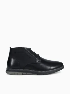 Outlet Torch ilyas leather nylon Black