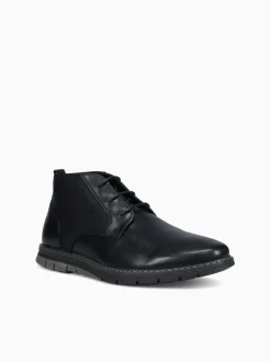 Outlet Torch ilyas leather nylon Black