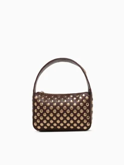 Fashion Moda Lux isabel top handle chocolate Brown