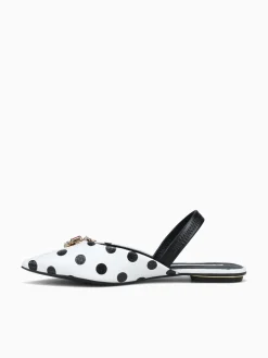 Discount Jorge Bischoff janli branco preto petite poa White