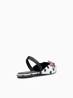 Discount Jorge Bischoff janli branco preto petite poa White