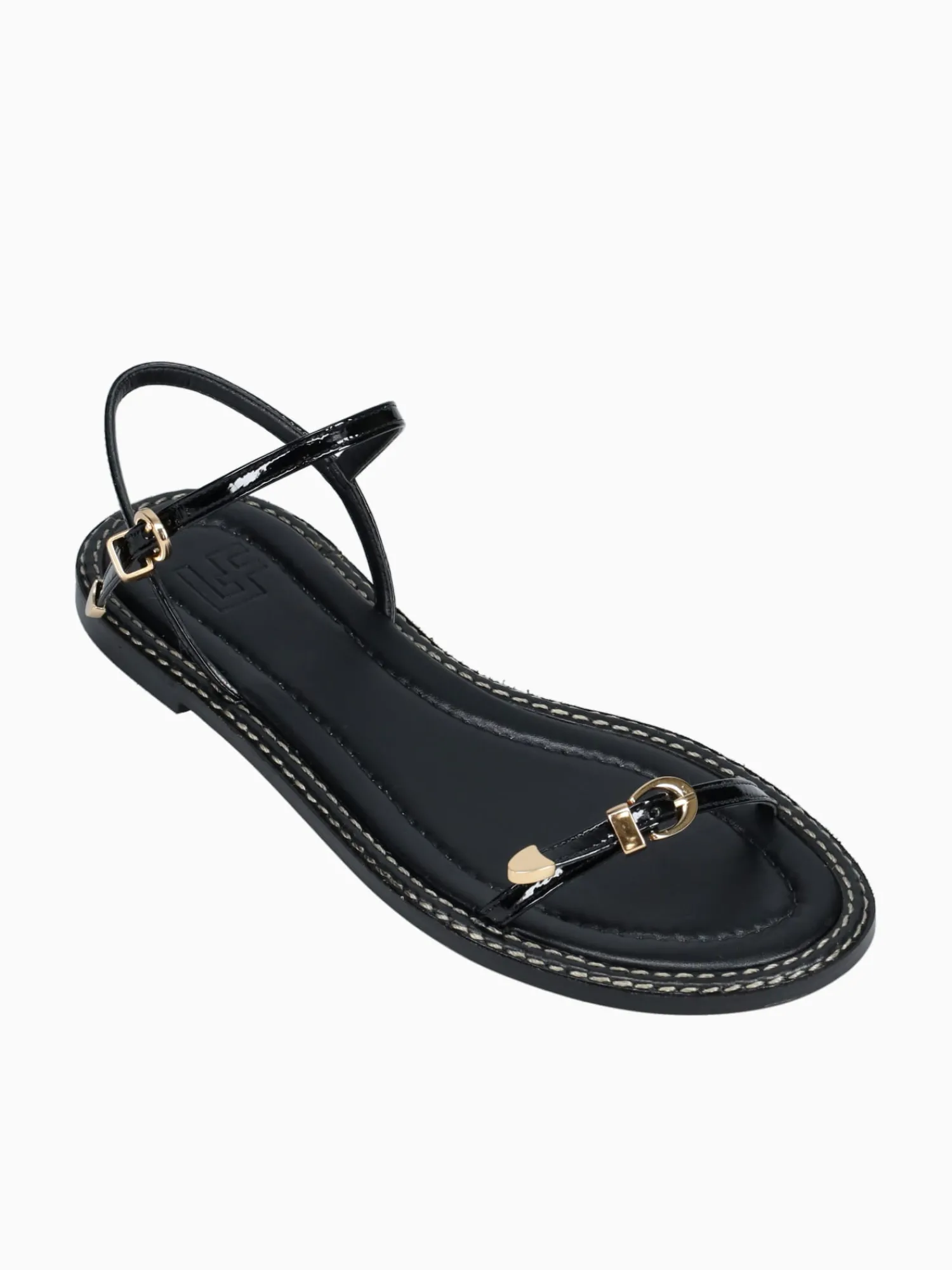 New LF kiersten preto verniz show Black