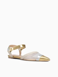 New LF kiki ouro prata offwht cristl velluto Gold