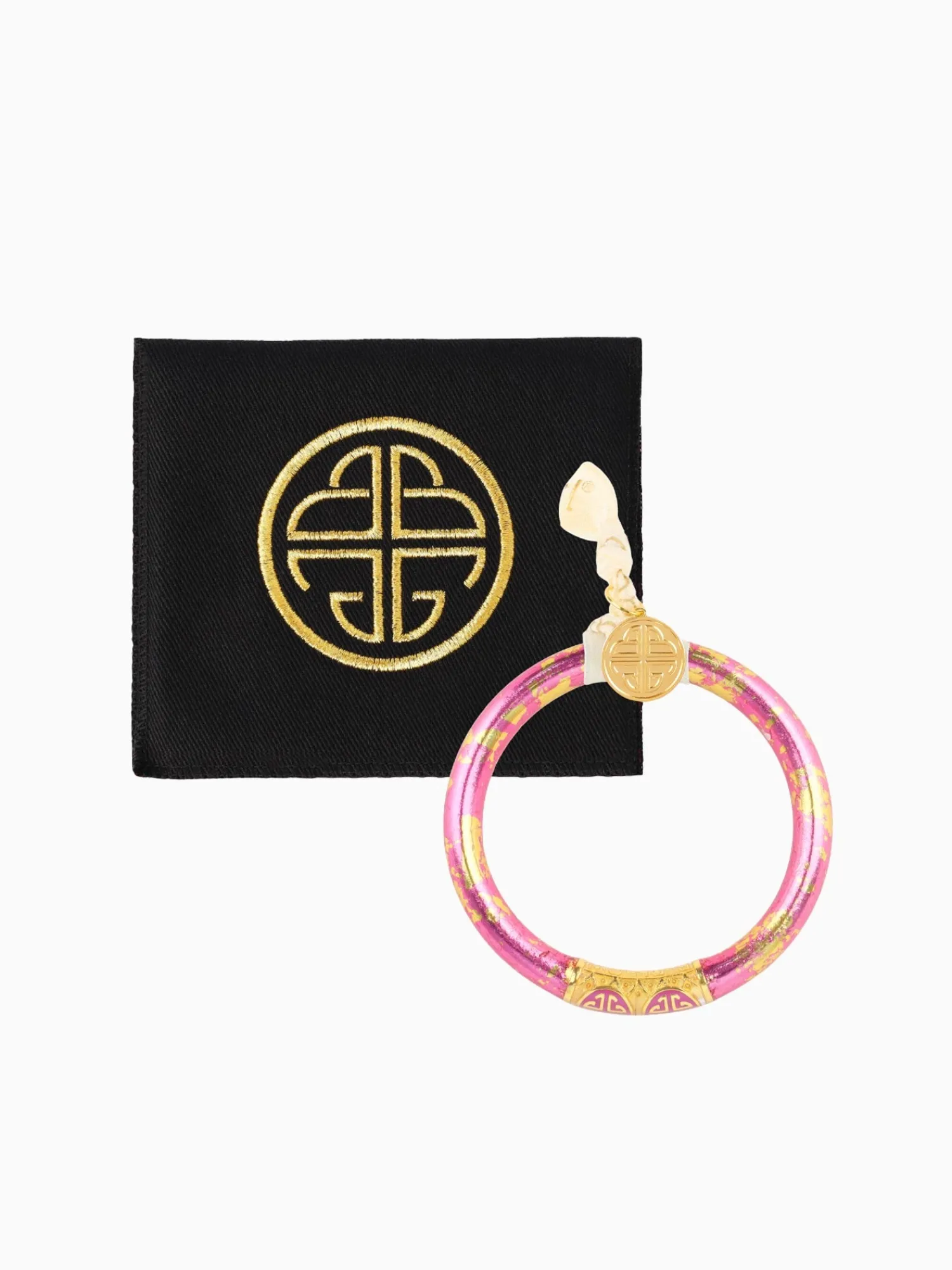 Hot BuDhaGirl koi rose tzubbie all weather bangle (awb) Pink