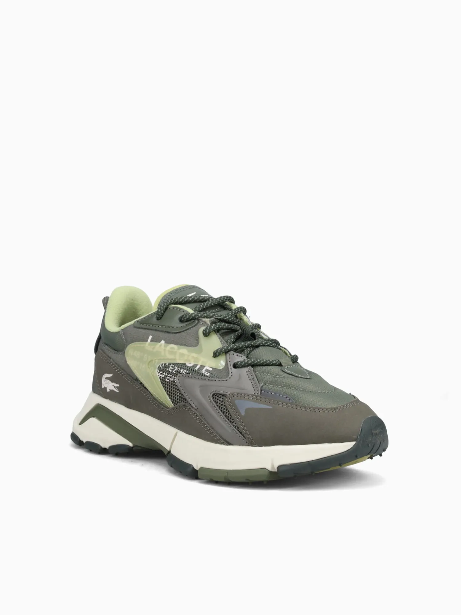 New Lacoste l 003 neo tech khk off wht leather Light Brown