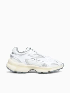 Outlet Lacoste l003 2k24 wht gry textile White