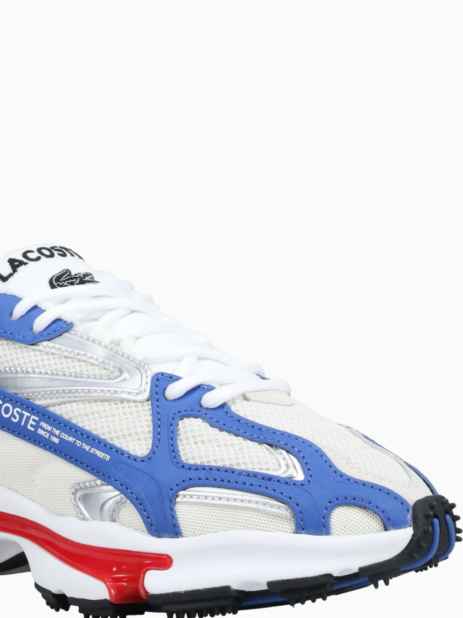 Best Lacoste l003 2k24 wht red blu mesh White Multi