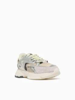 Fashion Lacoste l003 lt lt yelw mesh Tan