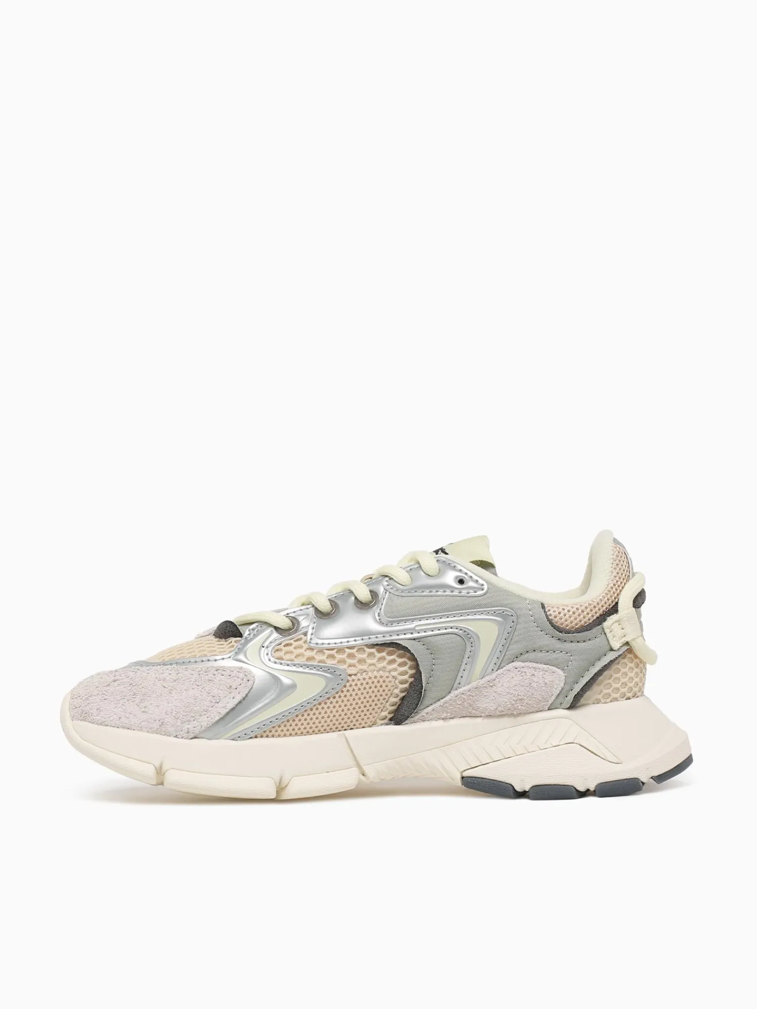 Fashion Lacoste l003 lt lt yelw mesh Tan