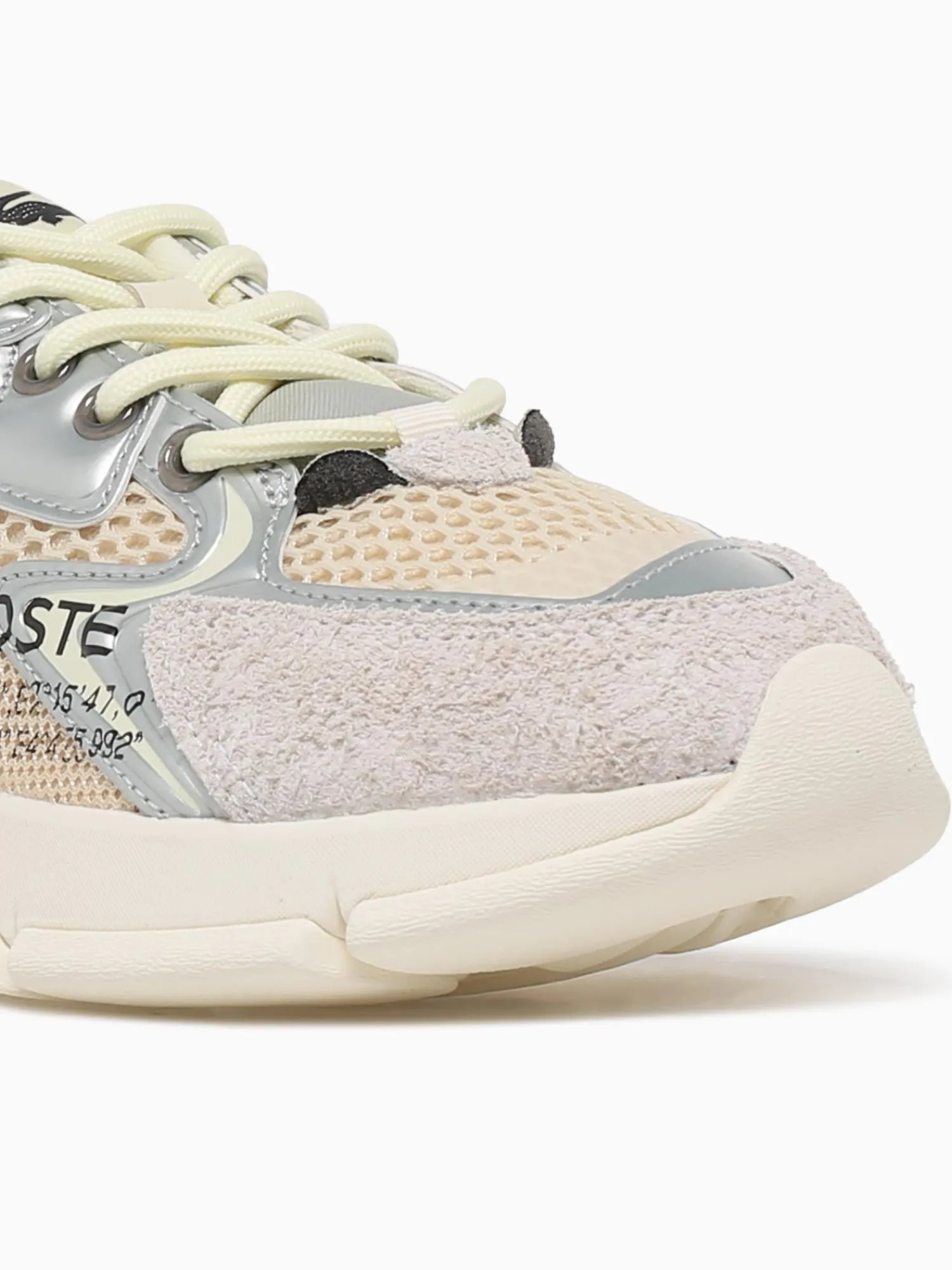 Fashion Lacoste l003 lt lt yelw mesh Tan