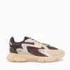 New Lacoste l003 neo brw lt brw textile Brown
