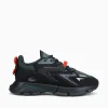 Sale Lacoste l003 neo tech orange textile Black