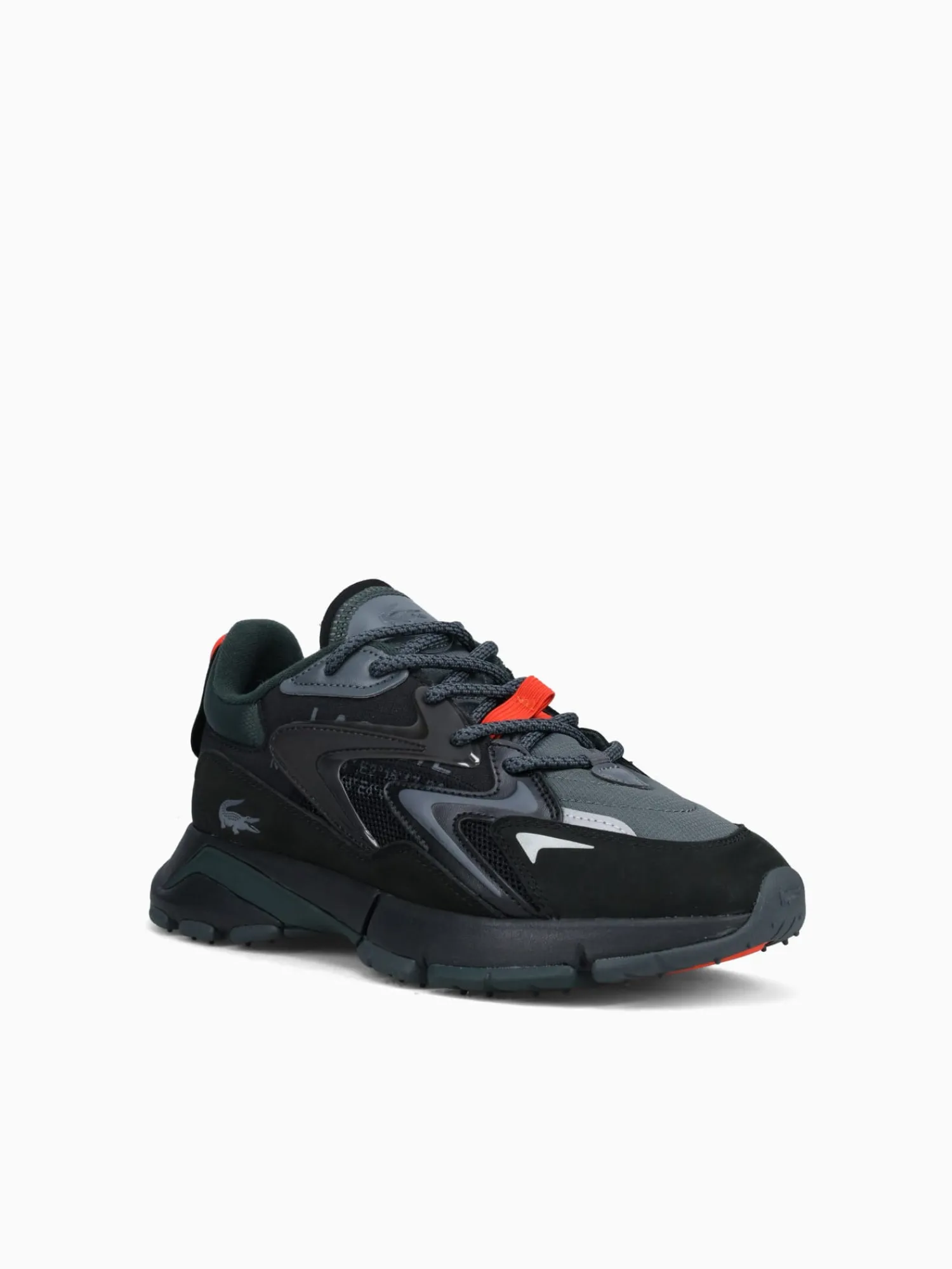 Sale Lacoste l003 neo tech orange textile Black