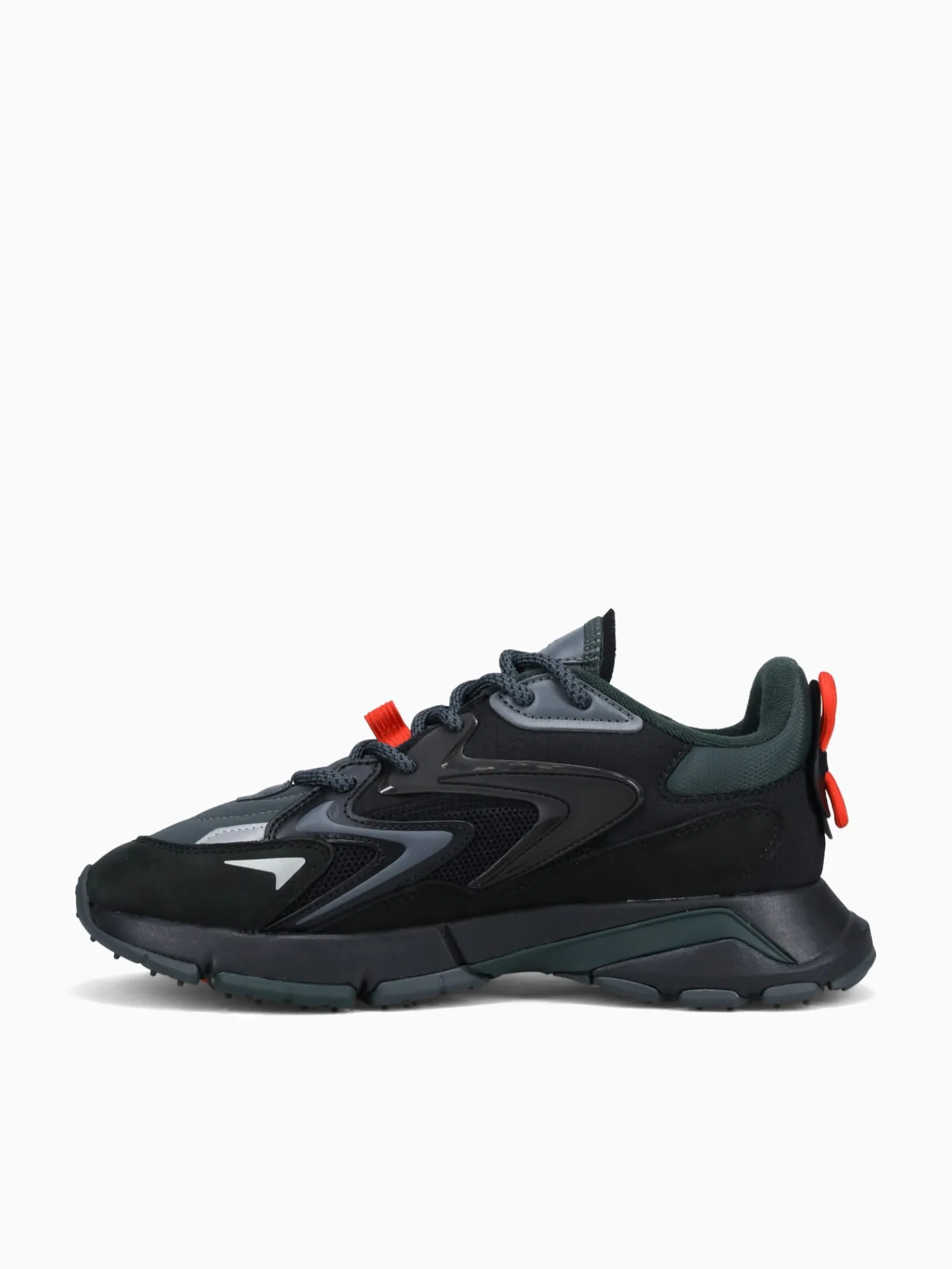 Sale Lacoste l003 neo tech orange textile Black