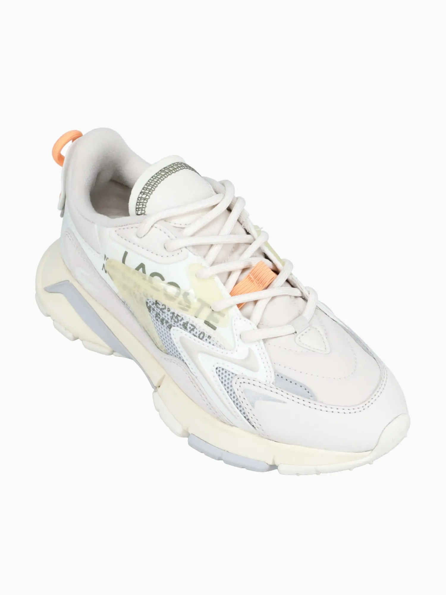 Clearance Lacoste l003 neo tech offwht offwht textile Off White
