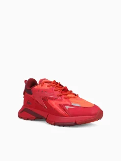 Outlet Lacoste l003 neo tech orange textile Red