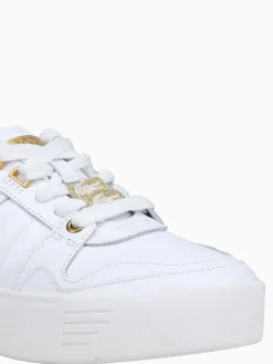 Best Lacoste l002 gold leather White