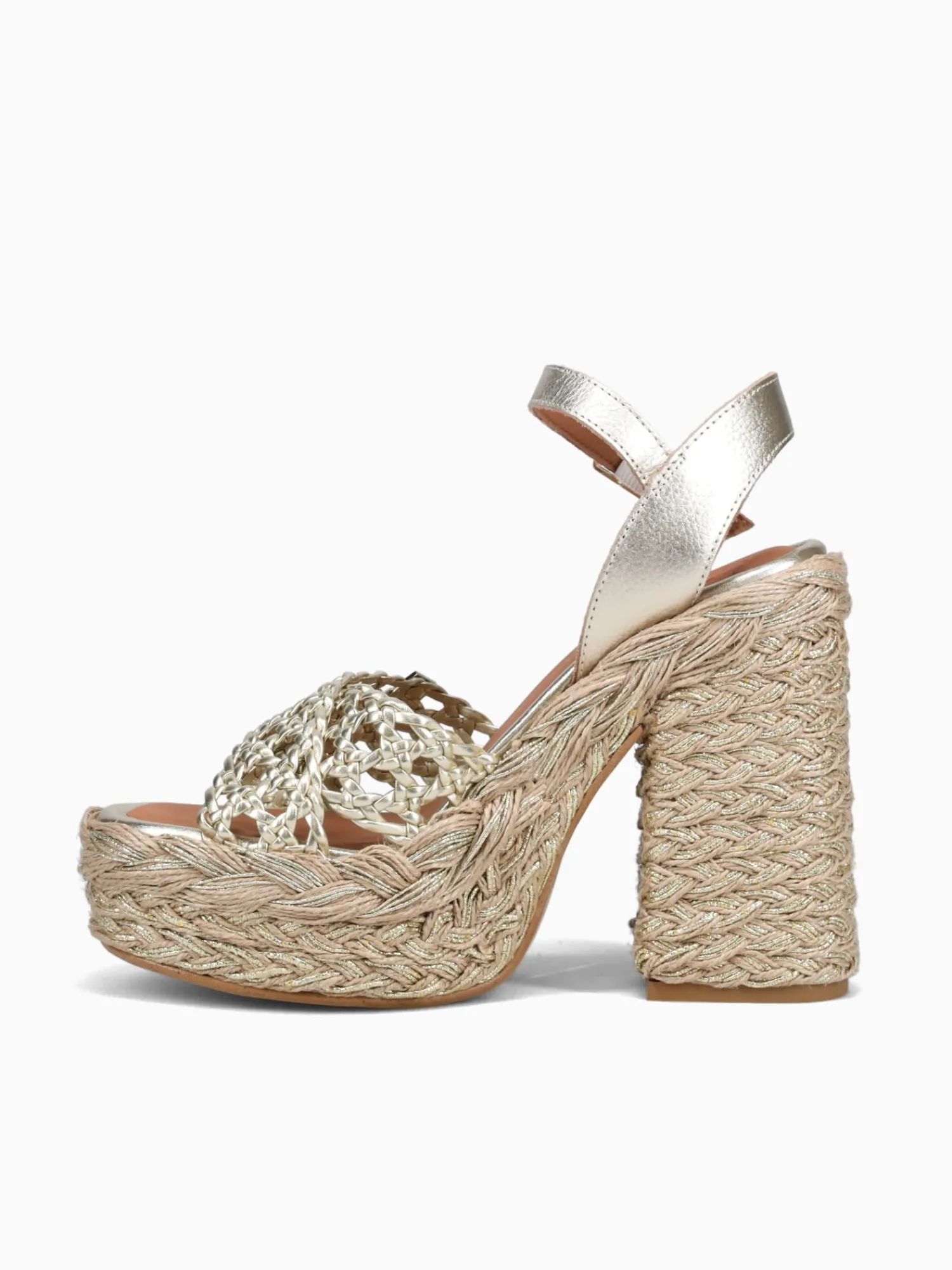 Sale Popa laguna croche oro leather Gold