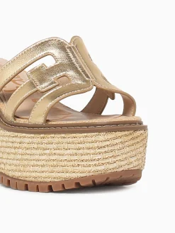 Discount Sam Edelman laine jute metallic Gold