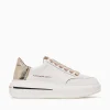 Clearance ALEXANDER SMITH lancaster woman gold leather White
