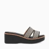 Outlet Lola Canales larkyn blanco negro tejido c18 Black White