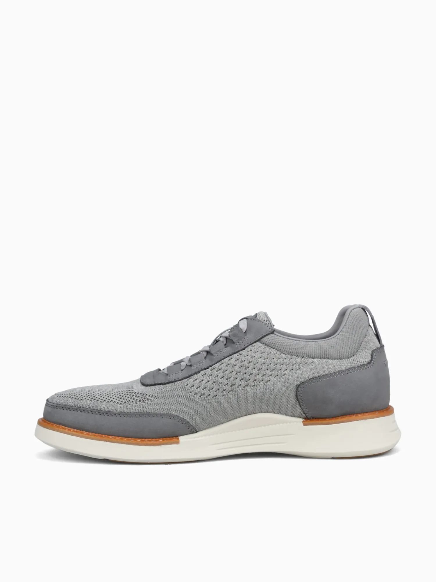 Hot Florsheim launch knit elastic lace knit nubuc Grey