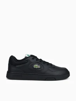 Discount Lacoste lineset blk blk leather Black