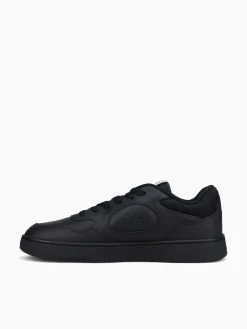 Discount Lacoste lineset blk blk leather Black