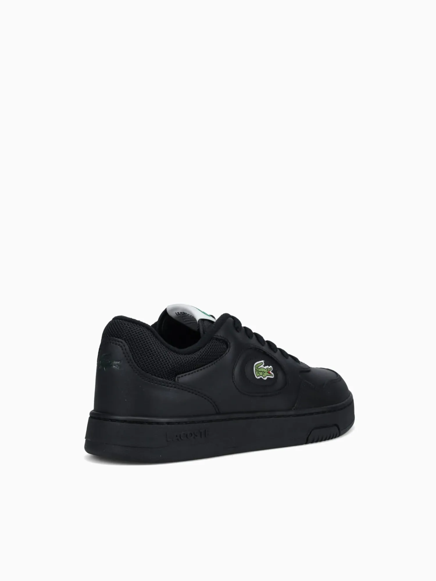 Discount Lacoste lineset blk blk leather Black
