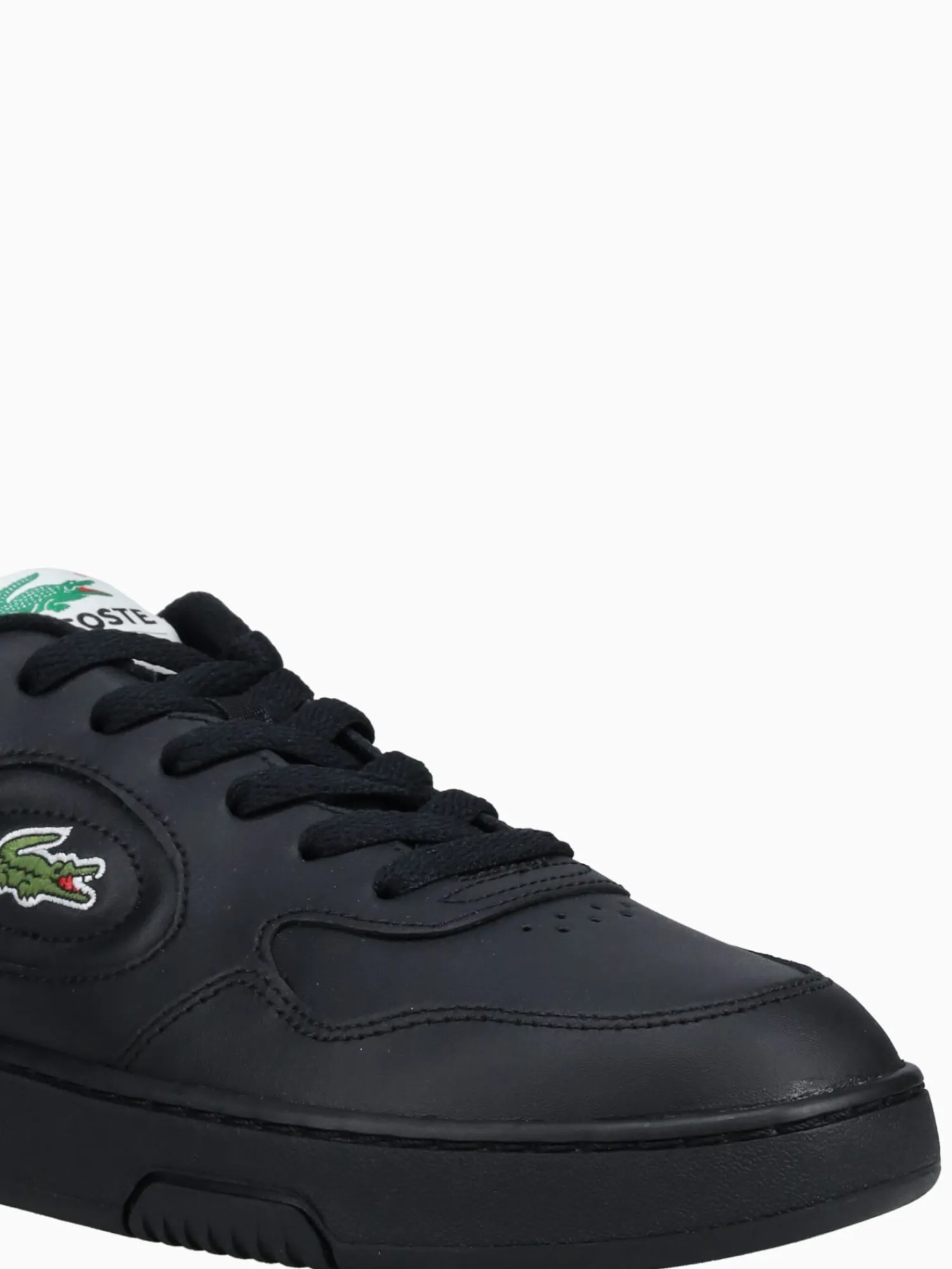 Discount Lacoste lineset blk blk leather Black