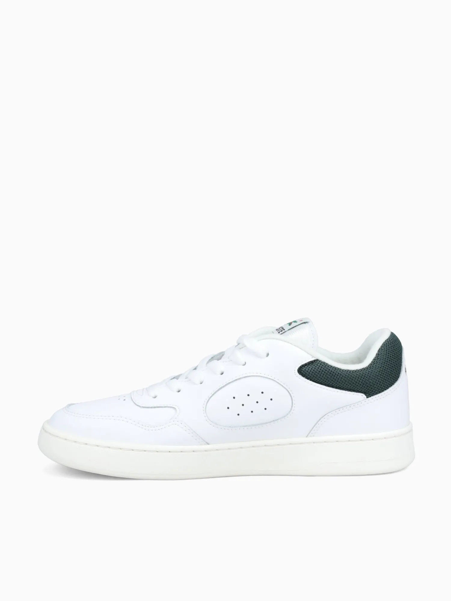 Best Lacoste lineset wht dk grn leather White Multi