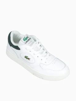 Best Lacoste lineset wht dk grn leather White Multi